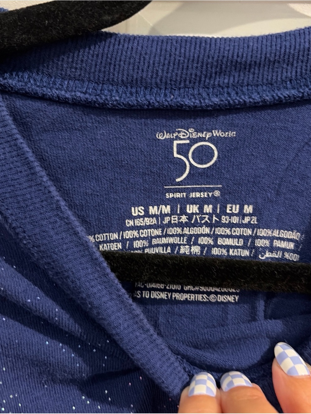Walt Disney World 50th Anniversary Spirit Jersey Size Medium - Picture 4 of 5